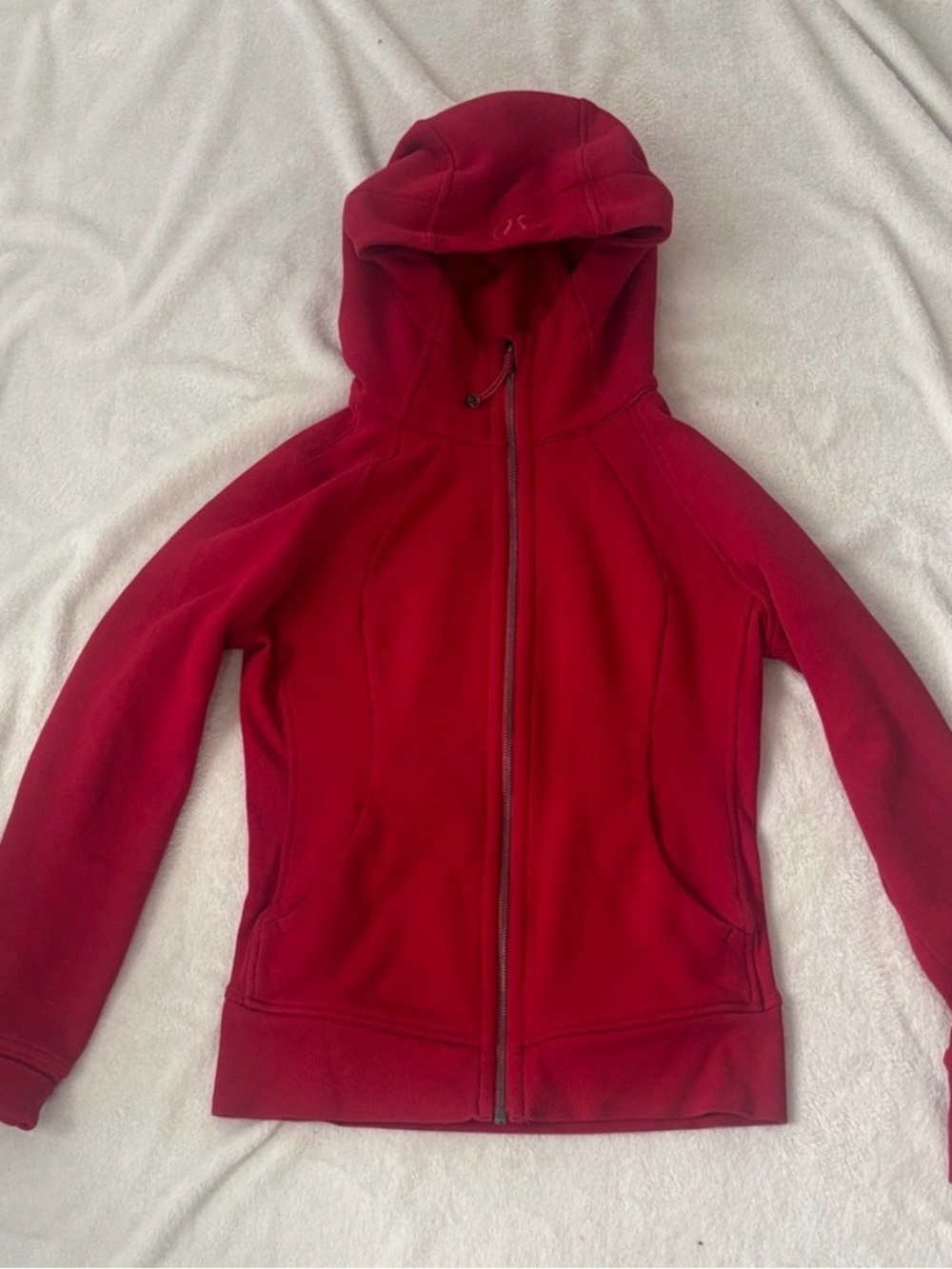 Red Hooded Full-Zip Fleece Jacket - Lululemon